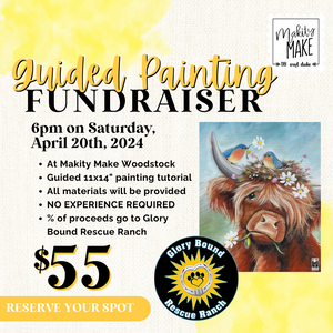 Canvas Painting Fundraiser for Glory Bound Rescue Ranch