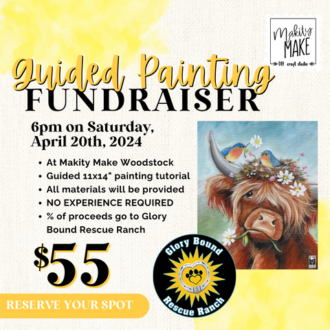 Canvas Painting Fundraiser for Glory Bound Rescue Ranch