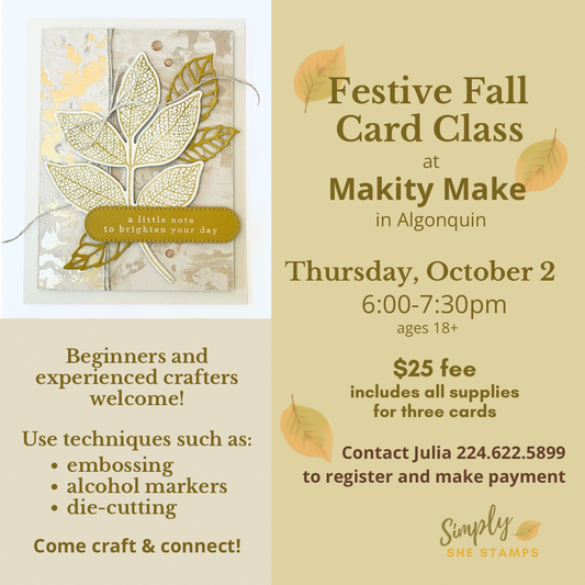 Creative Cardmaking Workshop