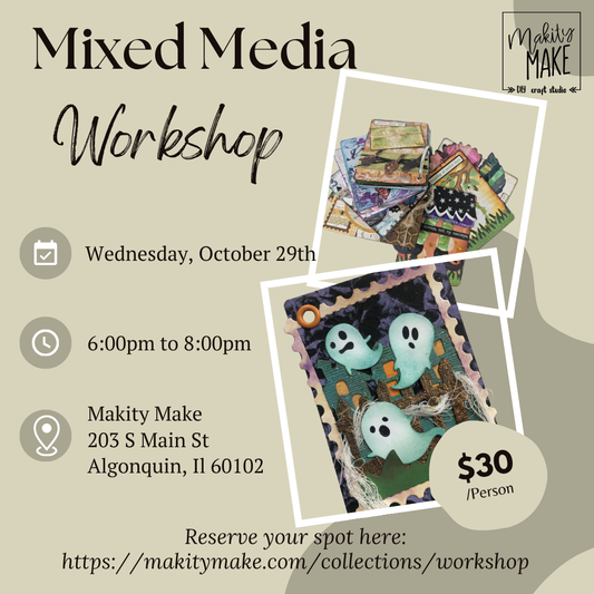 The Shuffle & Spark Squad Mixed Media Workshop