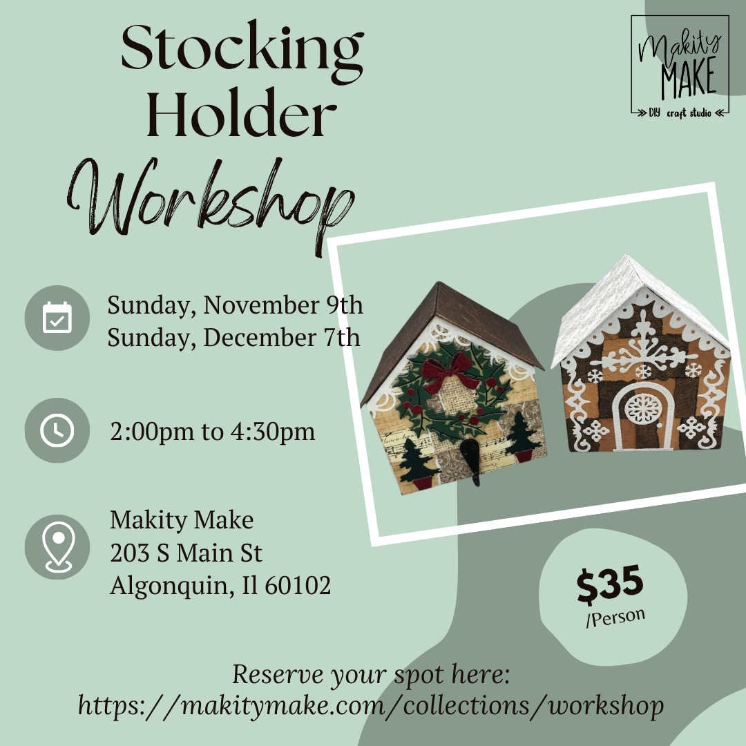 Gingerbread House Home-Decor and/or Holiday House Stocking Holder